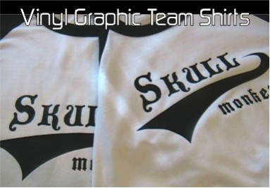 Custom Vinyl Graphic Team Shirts